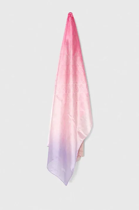 Шарф Liu Jo женский цвет розовый узорный
