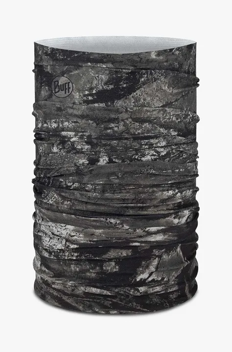 Buff fular împletit Coolnet UV culoarea negru, cu model, 131859