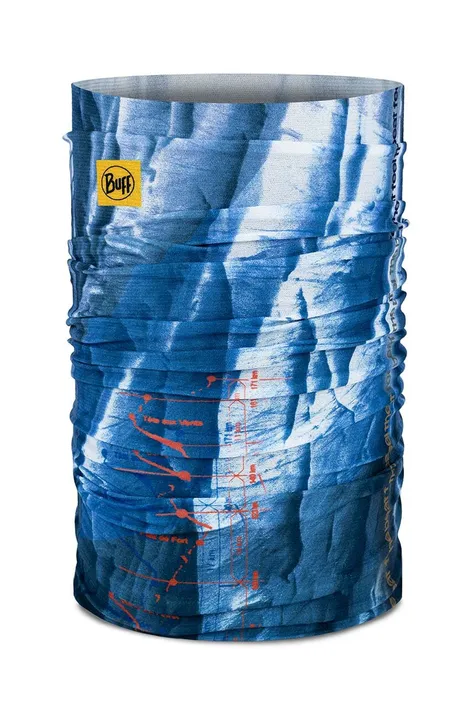Кръгъл шал Buff Coolnet UV в синьо с десен 133806
