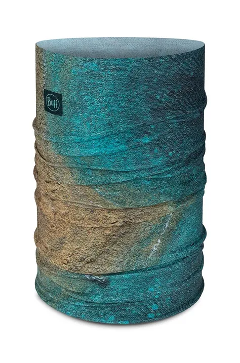 Кръгъл шал Buff Coolnet UV Parley в синьо с десен 133882