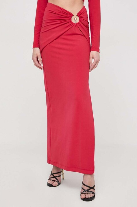 Sukně Bardot NEVE červená barva, maxi, pouzdrová, 59024SB1