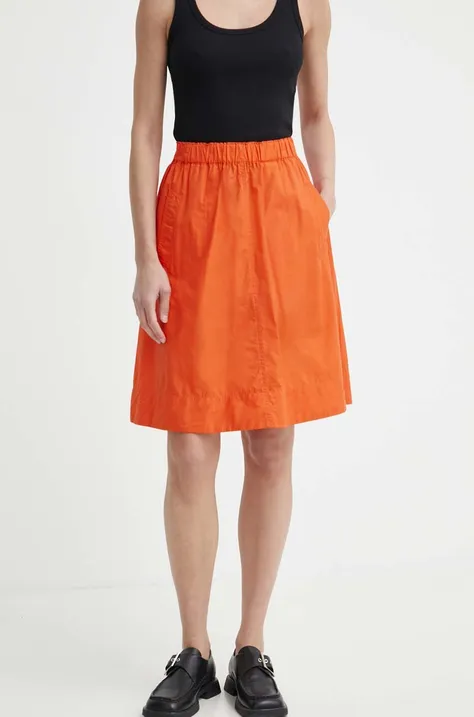 Sukně Marc O'Polo oranžová barva, mini, áčková