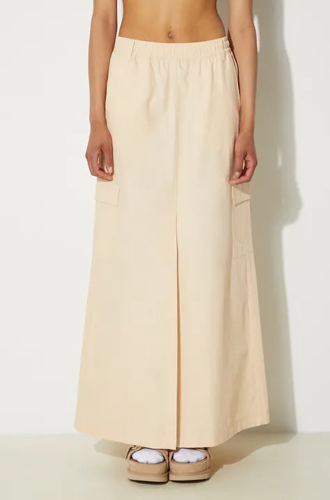 adidas Originals cotton skirt beige color IU2677