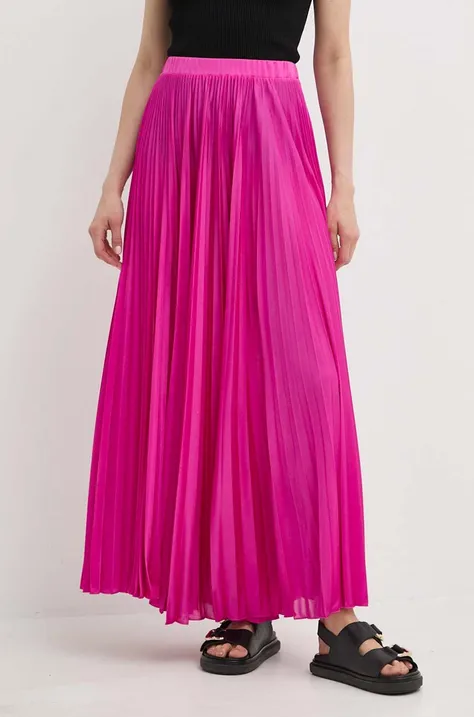 MAX&Co. spódnica kolor różowy maxi rozkloszowana 2416771014200