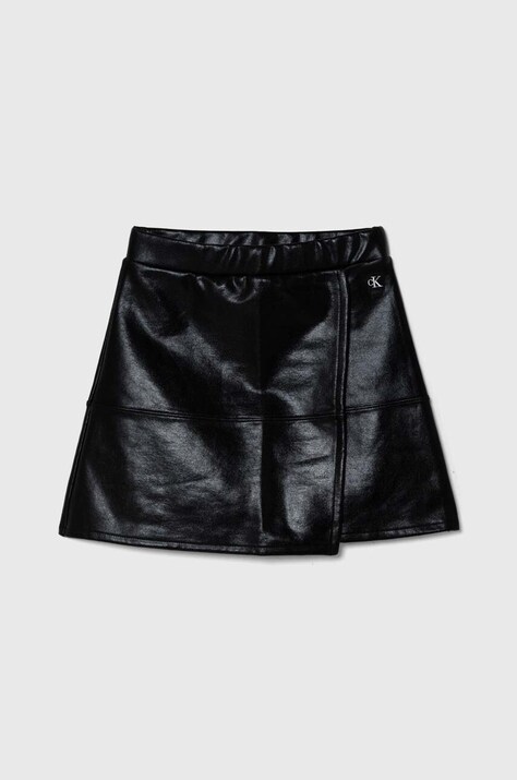 Calvin Klein Jeans gonna bambina colore nero