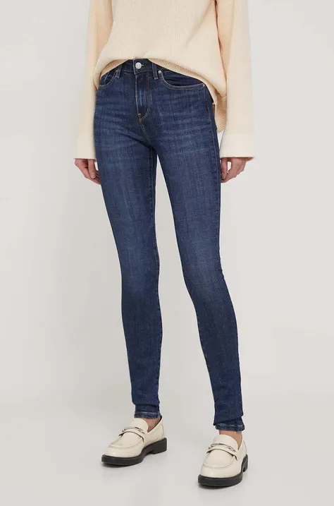 Tommy Hilfiger jeansy damskie kolor granatowy