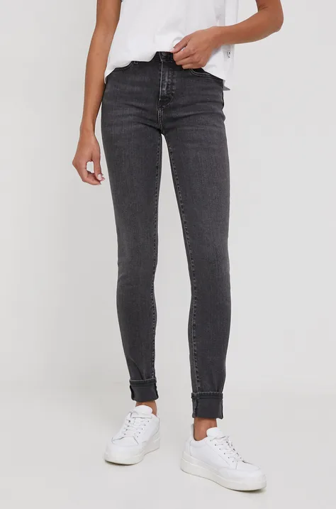 Tommy Hilfiger jeansy damskie kolor szary