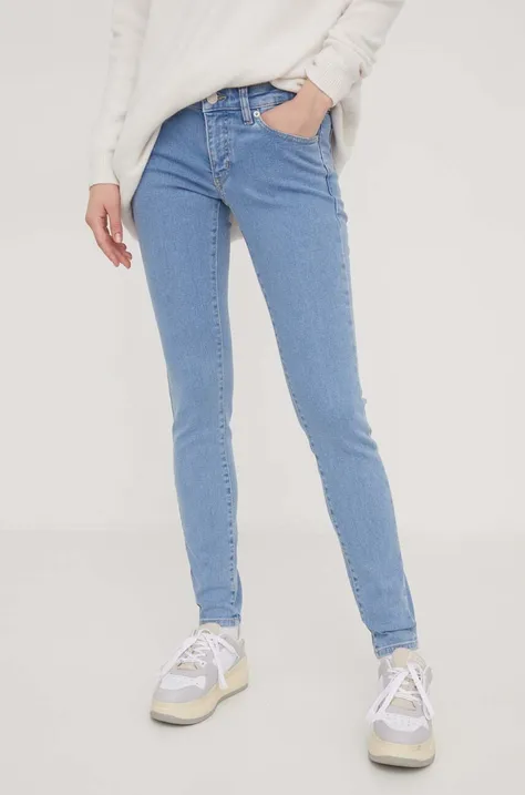 Tommy Jeans jeansy Sophie damskie kolor niebieski