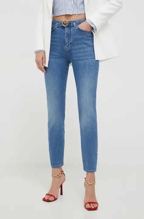 Pinko jeansy damskie kolor niebieski 100161.A1MP