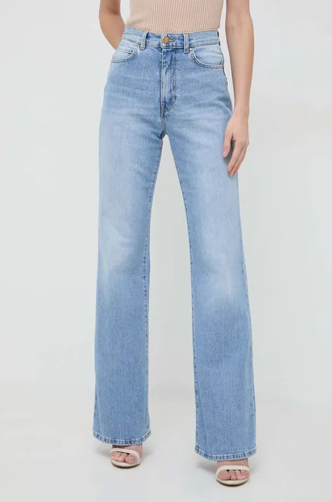 Pinko jeansy damskie high waist 101736.A1LQ