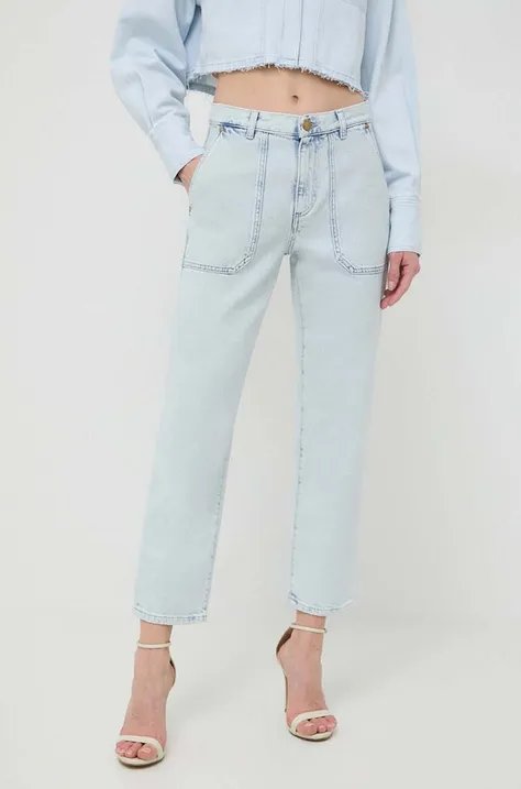 Pinko jeansy damskie high waist 102761.A1JH