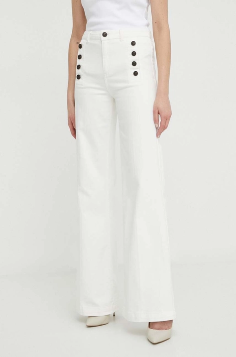 Twinset jeansi femei high waist