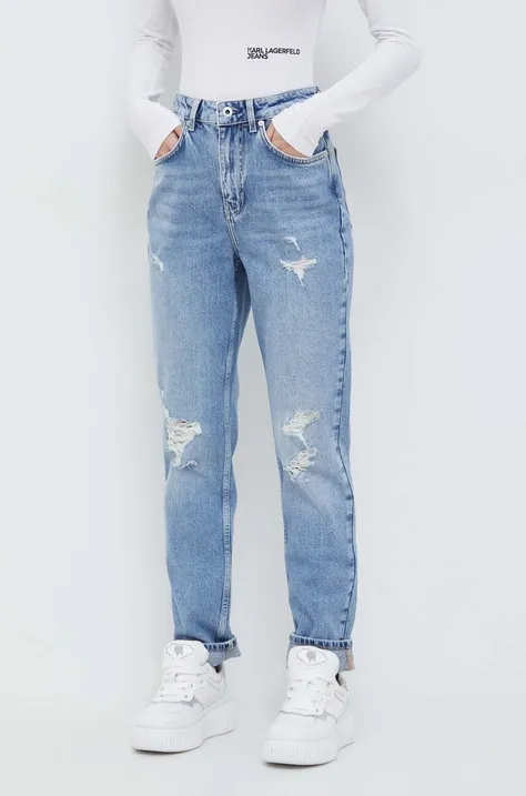 Джинсы Karl Lagerfeld Jeans женские высокая посадка
