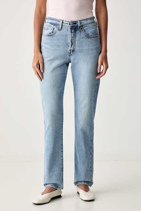 Levi's straight kavbojke ženske 501® JEANS FOR WOMEN modre 12501