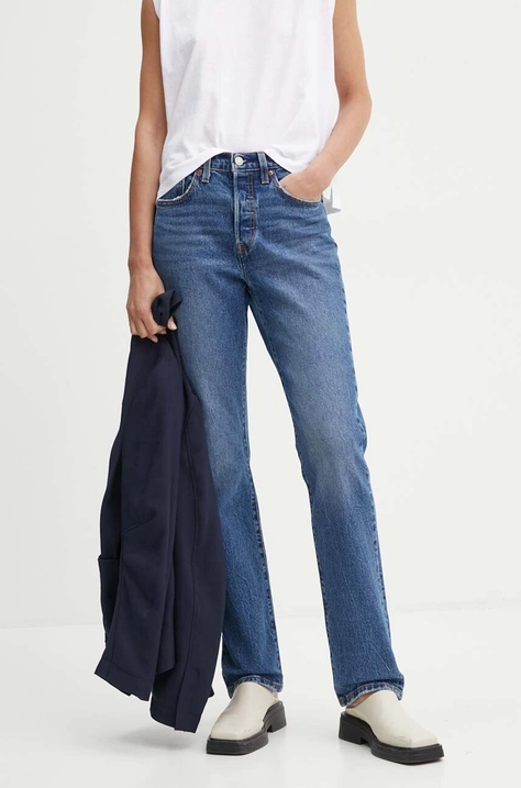 Levi's jeansy 501 damskie high waist