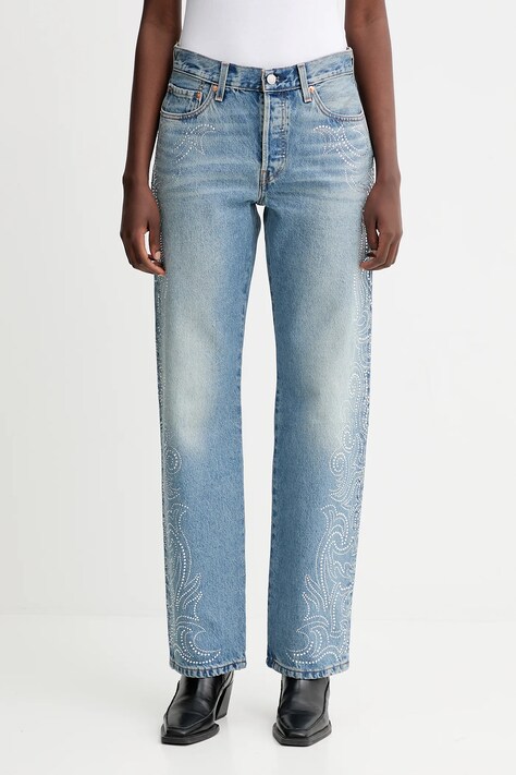 Levi's jeansy 501 90S damskie high waist A1959