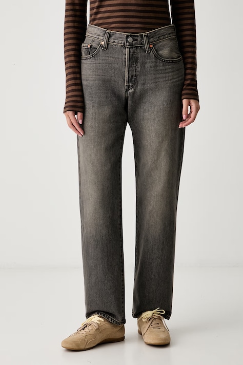 Levi's rifle regular dámske 501® 90S sivé A1959