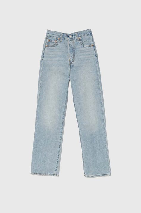 Levi's kavbojke RIBCAGE STRAIGHT ANKLE ženske