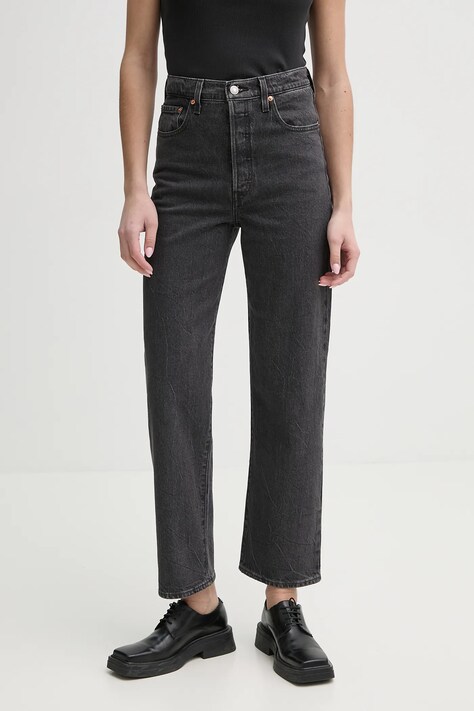 Levi's jeansi RIBCAGE STRAIGHT ANKLE femei high waist