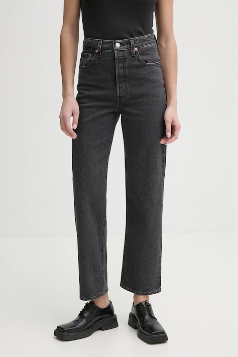 Τζιν παντελόνι Levi's RIBCAGE STRAIGHT ANKLE