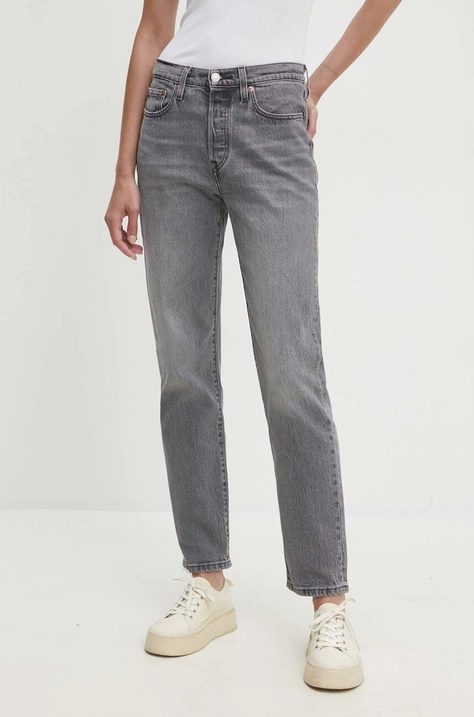 Levi's farmer 501 CROP női, magas derekú