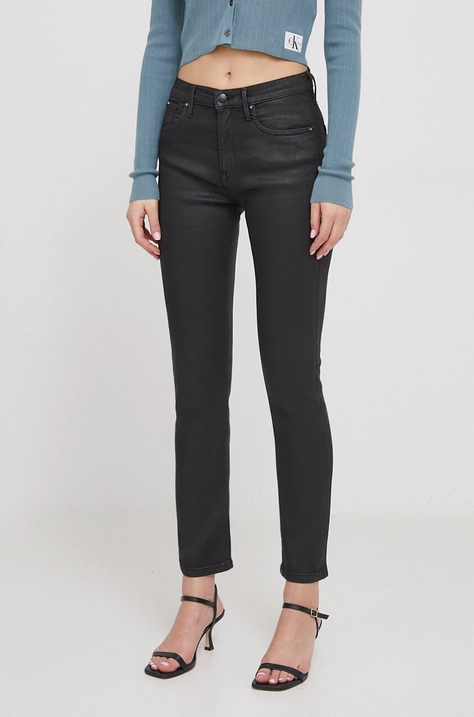 Pepe Jeans jeansi femei, culoarea negru