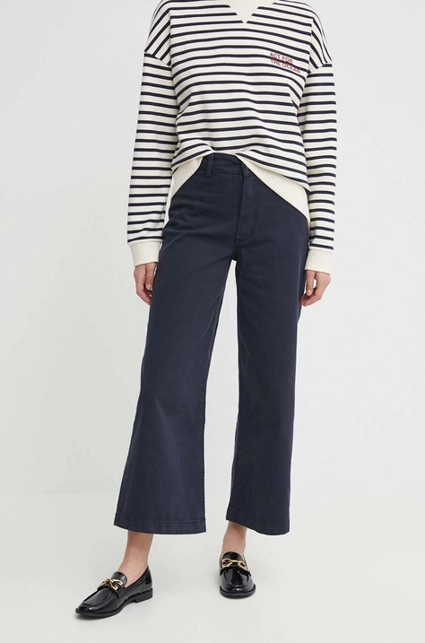 Pepe Jeans jeansi Tania femei, culoarea albastru marin