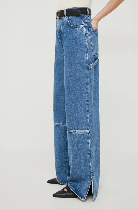 Weekend Max Mara jeansy damskie kolor niebieski 2415181041600