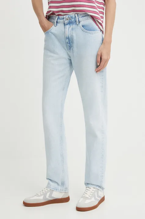 Pepe Jeans jeansi STRAIGHT JEANS HW femei high waist, PL204592PF4