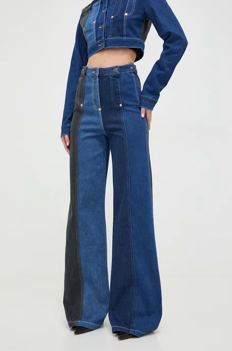 Moschino Jeans jeansy damskie kolor niebieski