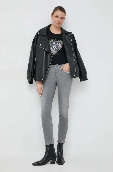 Liu Jo jeansi femei, culoarea gri