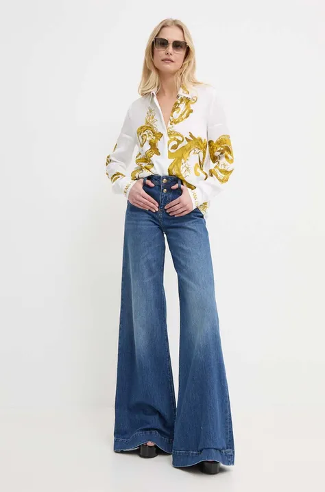 Versace Jeans Couture jeansy damskie kolor niebieski 76HAB561 CDW97