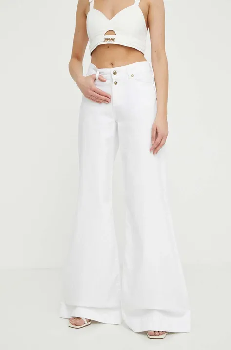 Versace Jeans Couture jeansy damskie kolor biały 76HAB561 CEW01