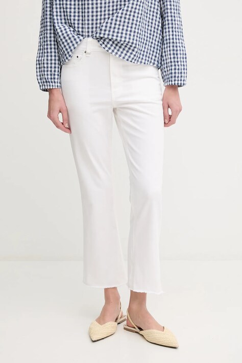 United Colors of Benetton jeansi femei, culoarea alb