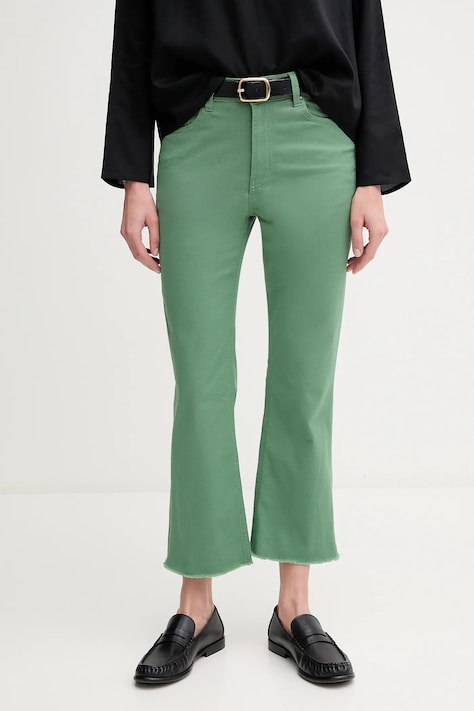 United Colors of Benetton jeansy damskie kolor zielony