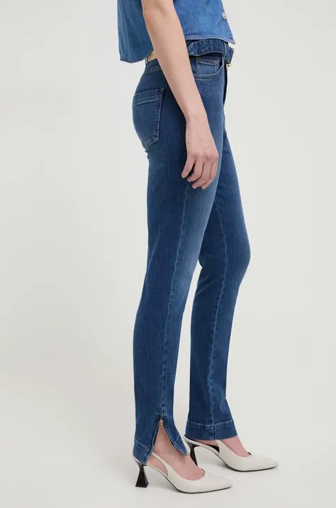 Blugirl Blumarine jeansy damskie kolor niebieski