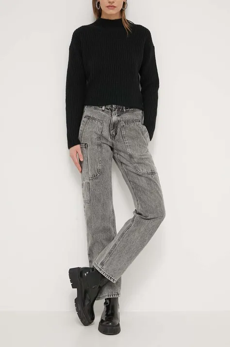Desigual jeansi MACKENZ femei high waist, 24SWDD56