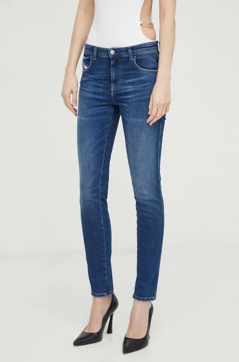 Diesel jeans femei, culoarea bleumarin A03603.09H63