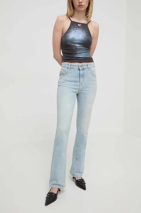 Diesel jeansy damskie high waist