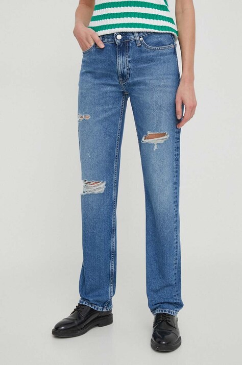Calvin Klein Jeans femei high waist J20J222746
