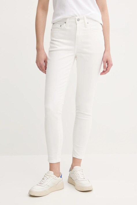 Levi's jeans 721 HIGH RISE SKINNY culoarea gri