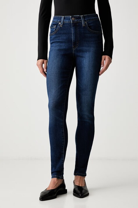 Levi's jeansy skinny damskie 721 HIGH RISE SKINNY niebieskie 18882