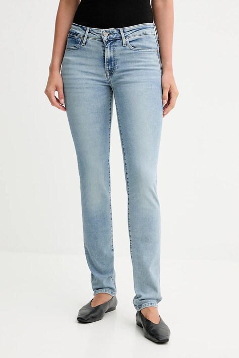 Traperice Levi's 712 SLIM boja: crna