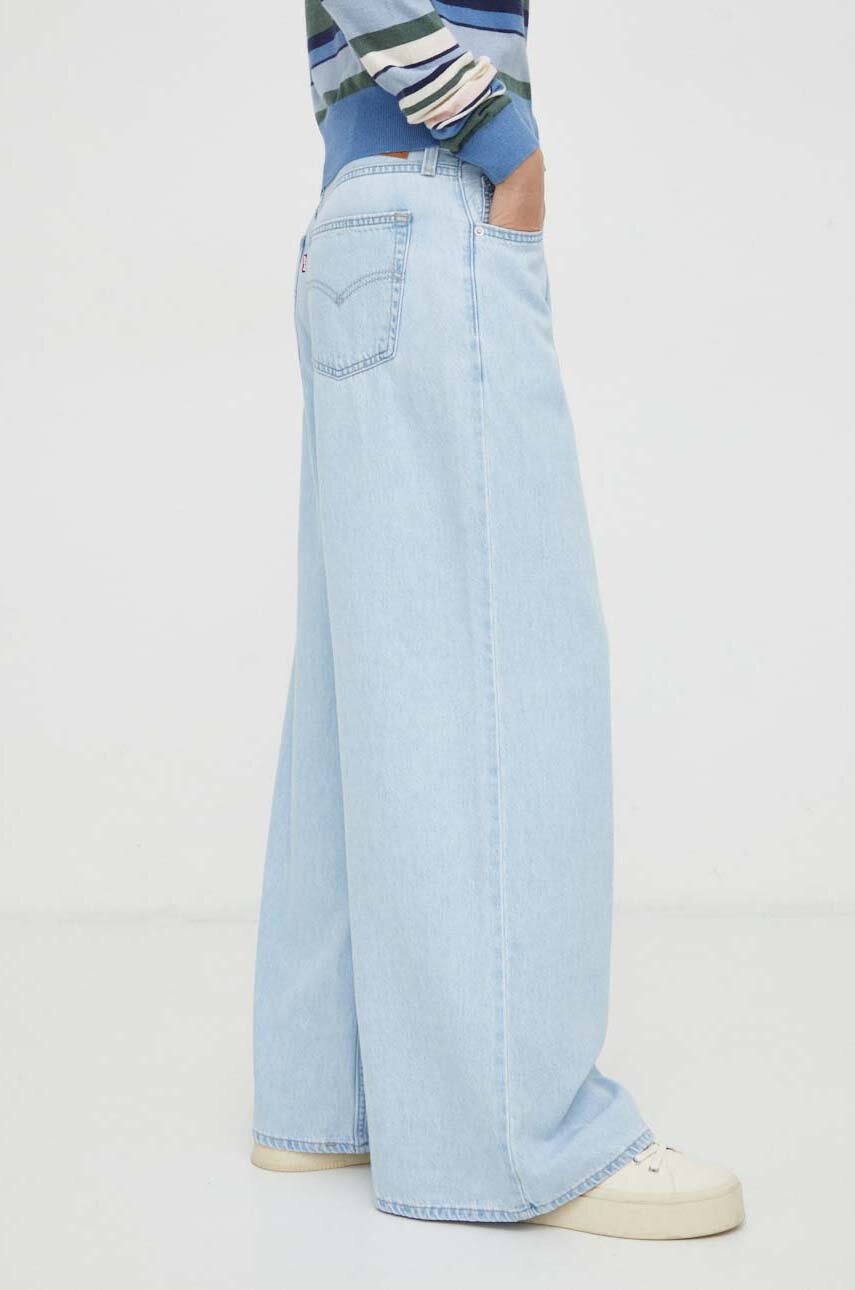 Дънки Levi's BAGGY WIDE LEG в синьо