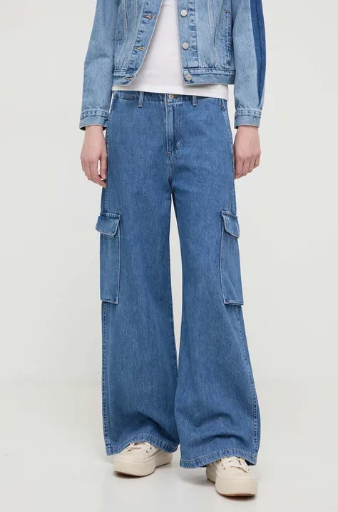 Levi's jeansi BAGGY CARGO DENIM femei