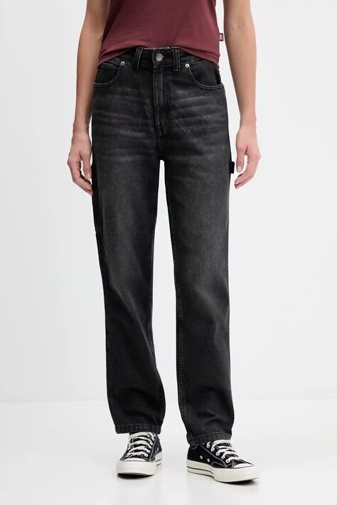 Dickies jeansy ELLENDALE DENIM damskie high waist DK0A4XEK