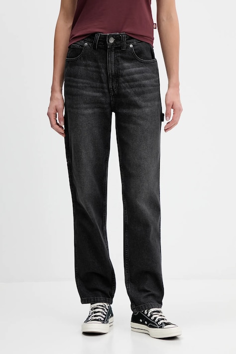 Дънки Dickies ELLENDALE DENIM с висока талия DK0A4XEK