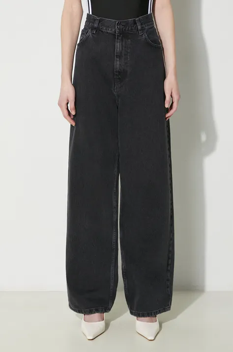 Džíny Carhartt WIP Brandon Pant dámské, high waist, I031918.8906