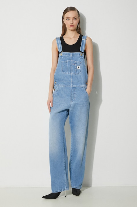 Джинсовий комбінезон Carhartt WIP Bib Overall Straight I033018.01ZO