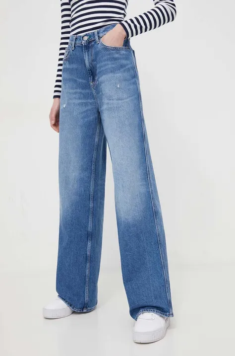 Tommy Jeans jeansy Claire damskie kolor niebieski